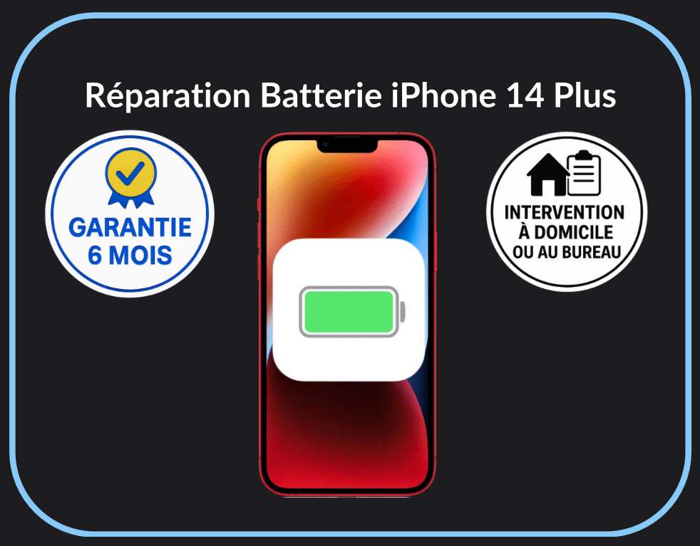 Réparation batterie iPhone 14 Plus