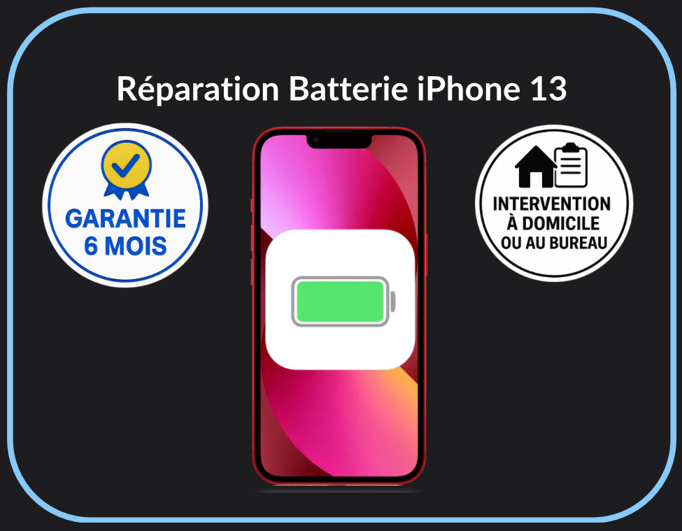 Réparation batterie iPhone 13