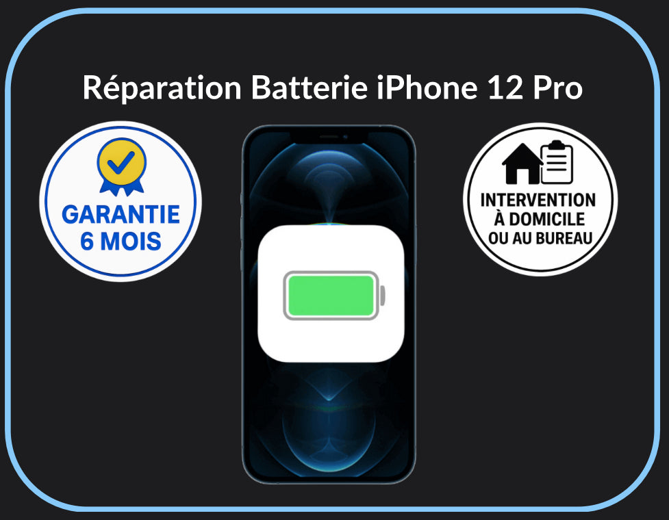 Réparation batterie iPhone 12 Pro