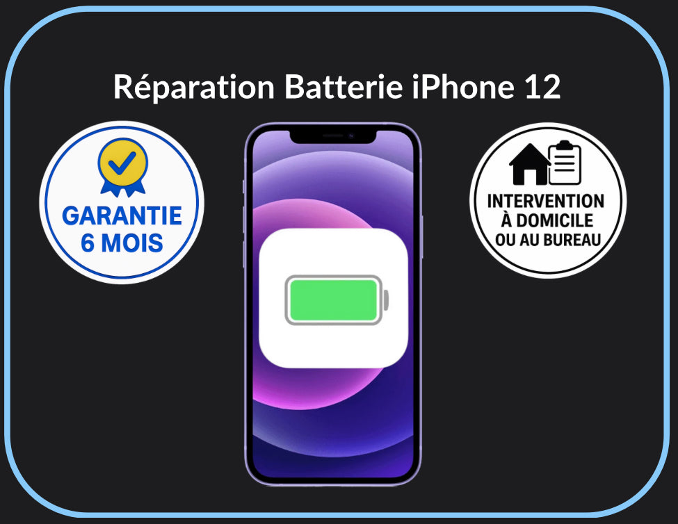 Réparation batterie iPhone 12