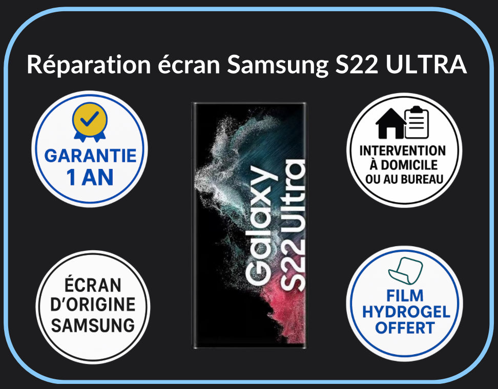 Réparation écran S22 ULTRA - Original Plus