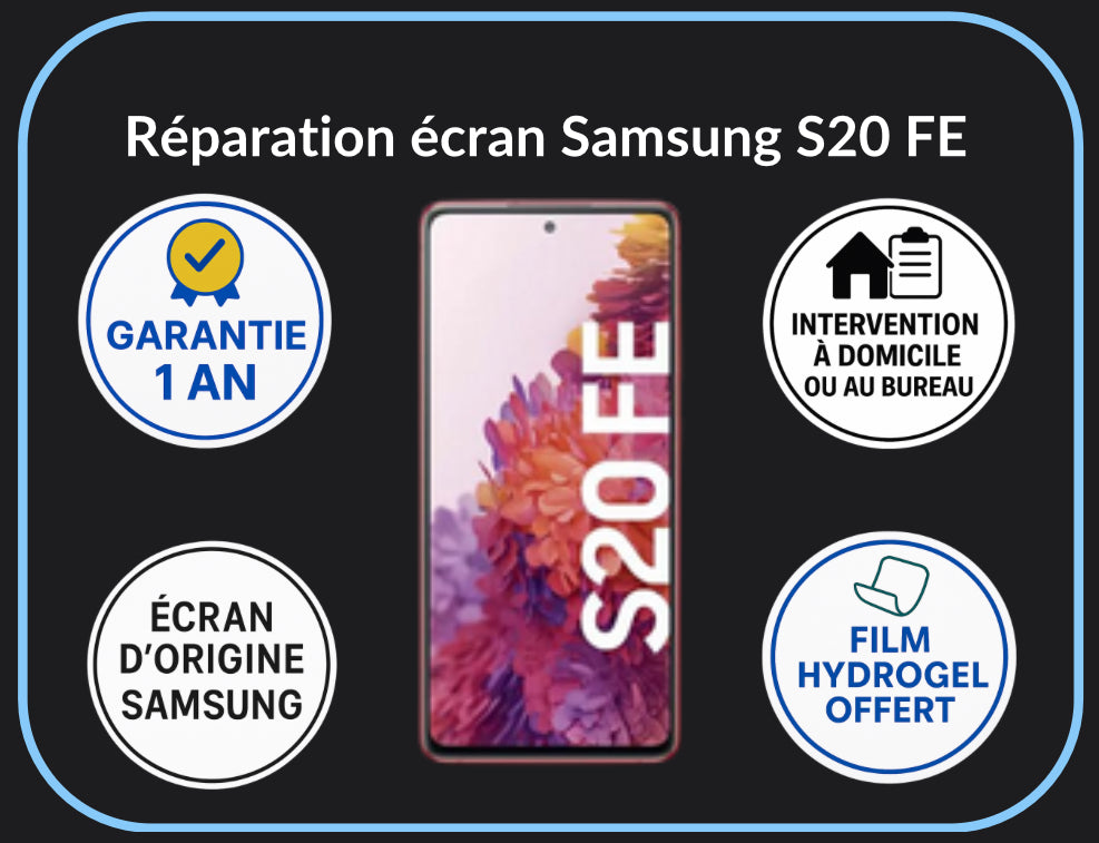 Réparation écran S20 FE - Original Plus