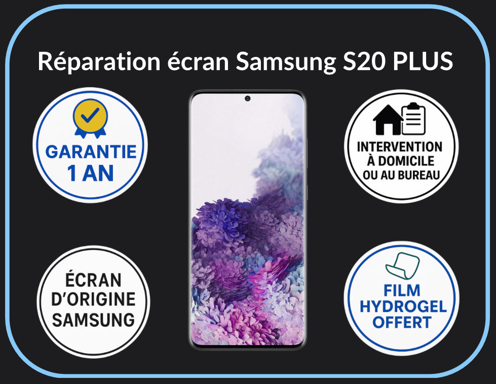 Réparation écran S20 PLUS - Original Plus