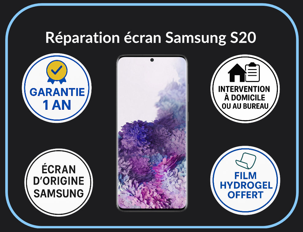 Réparation écran S20 - Original Plus