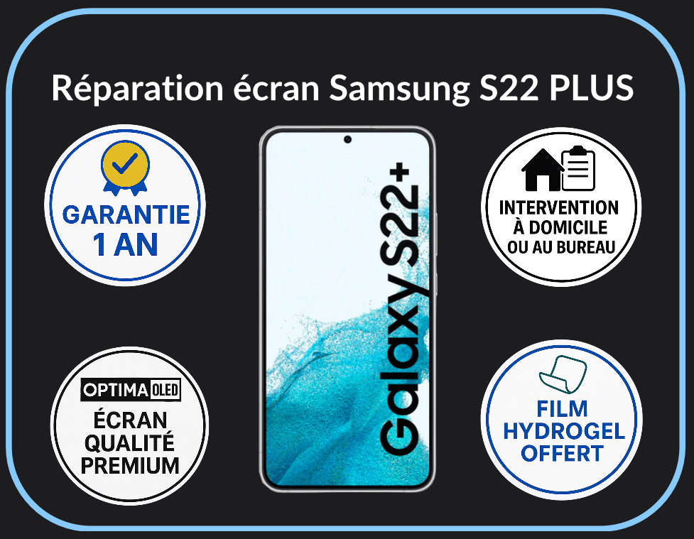 Réparation écran S22 PLUS - Optima (OLED)