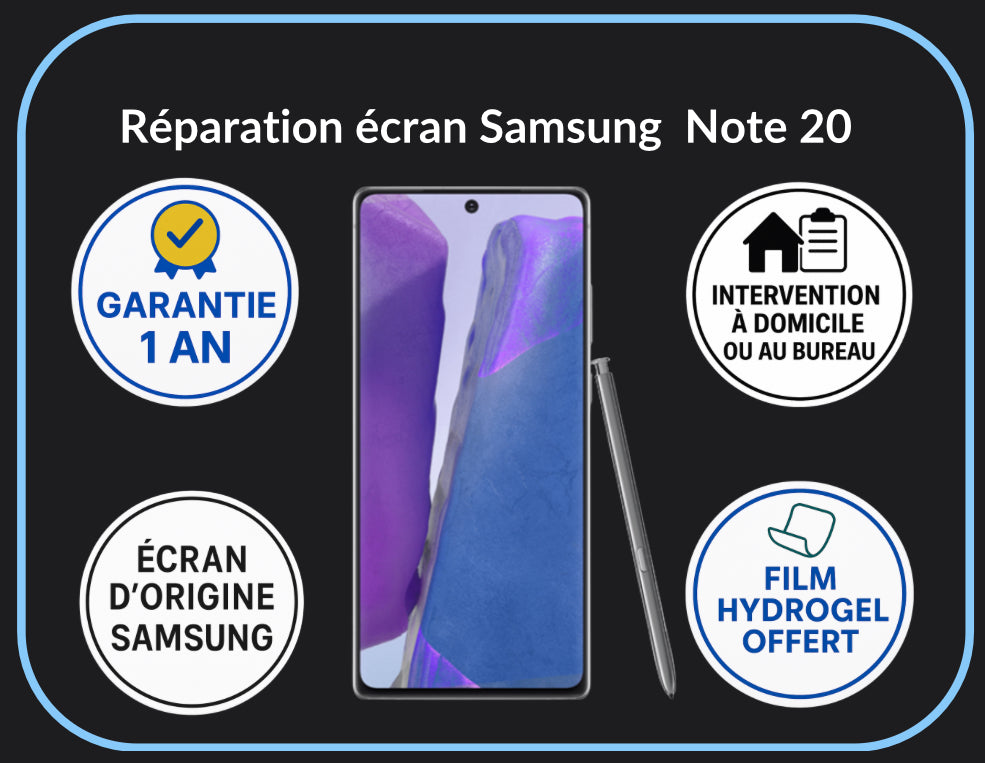 Réparation écran Note 20 - Original Plus