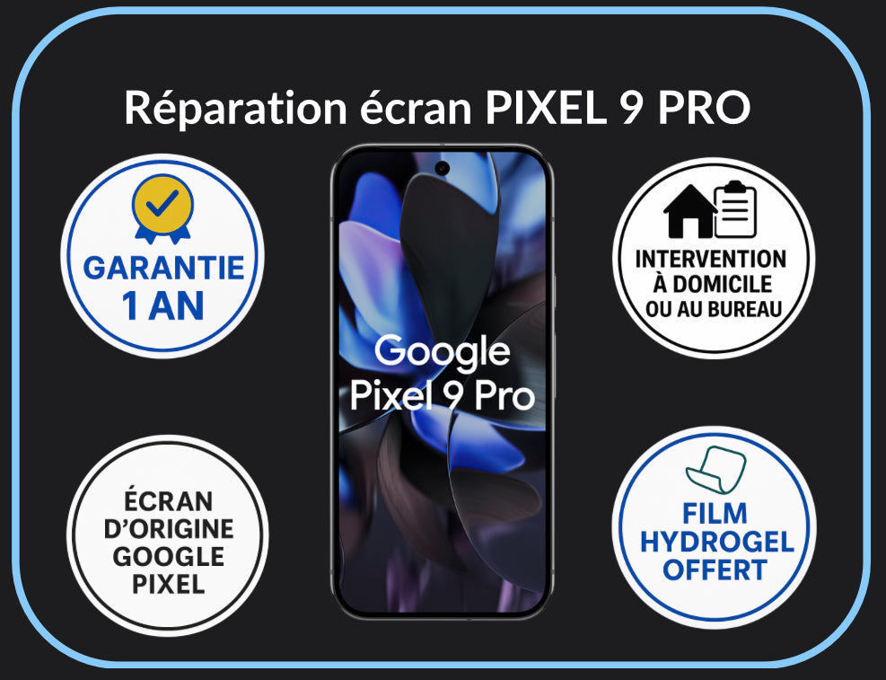 Réparation écran Google Pixel 9 Pro - Original Plus