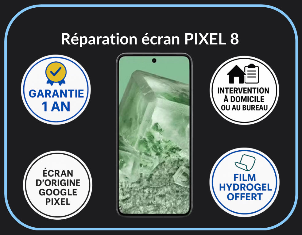 Réparation écran Google Pixel 8 - Original Plus