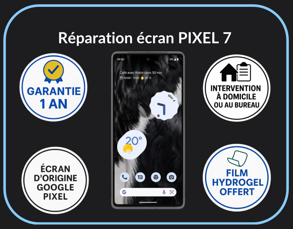 Réparation écran Google Pixel 7 - Original Plus