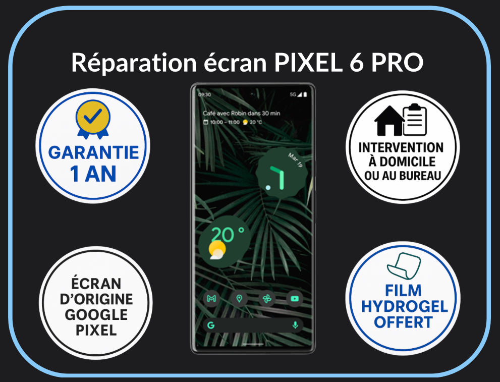 Réparation écran Google Pixel 6 Pro - Original Plus