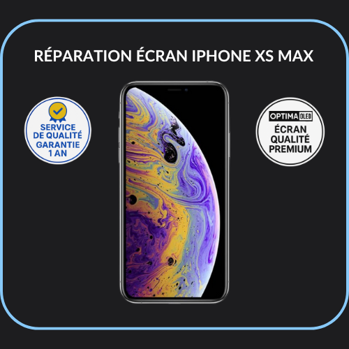 Réparation écran iPhone XS Max - Optima (OLED)