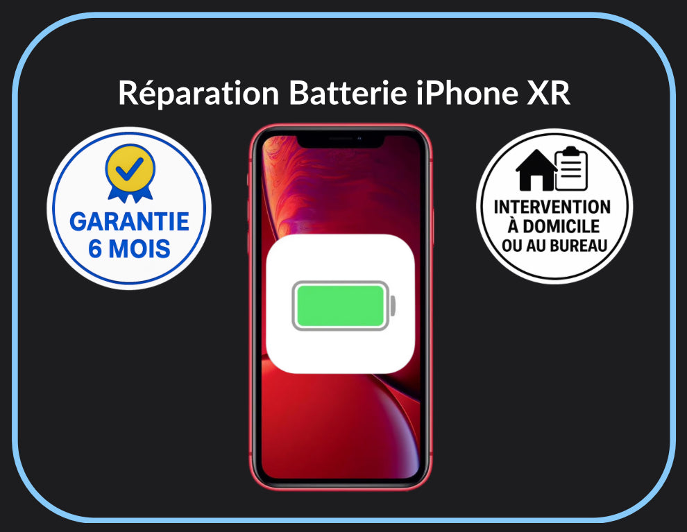 Réparation batterie iPhone XR