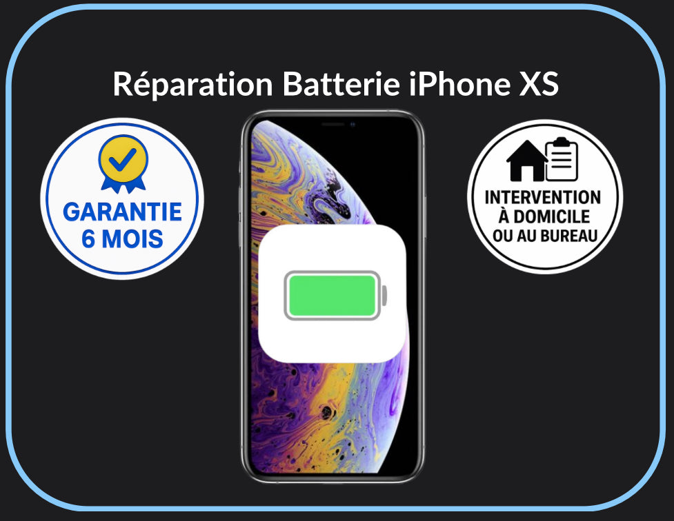 Réparation batterie iPhone XS