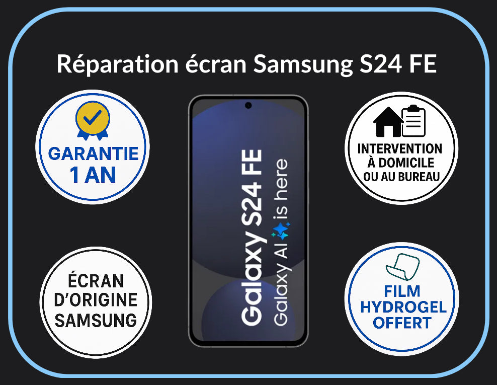 Réparation écran S24 FE - Original Plus