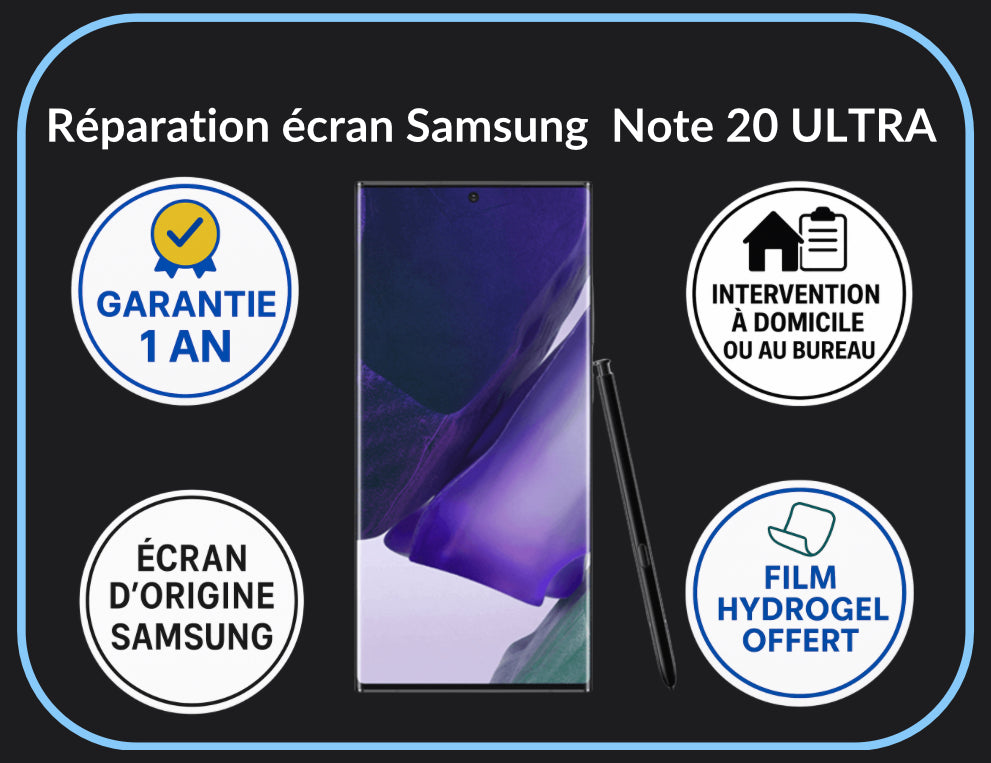 Réparation écran Note 20 ULTRA - Original Plus